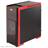 Green Z3 CRYSTAL RED TEMPERED GLASS Mid Tower Case - 9