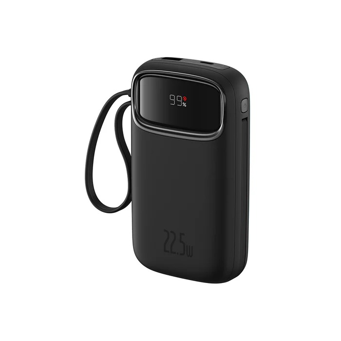 Baseus Qpow2 Dual Cable Digital Display Fast Charge 10000mAh 22.5W Power Bank - 2