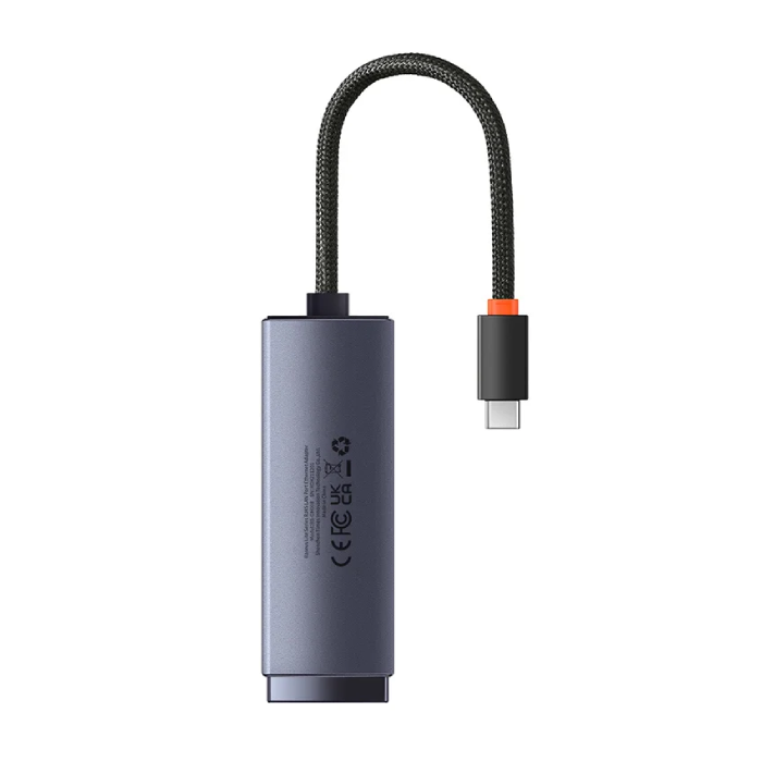Baseus Lite Series Ethernet Adapter Type C to RJ45 LAN Port - 2