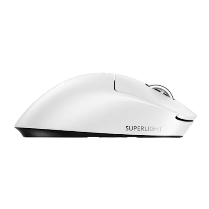 Logitech PRO X SUPERLIGHT 2 DEX White Wireless Gaming Mouse - 3