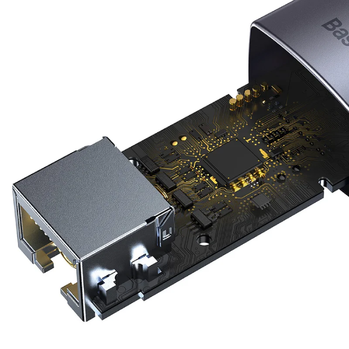 Baseus Lite Series Ethernet Adapter Type C to RJ45 LAN Port - 6