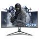 HKC MG34H18Q240 34Inch 1ms 240Hz WQHD Curved Gaming Monitor