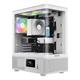 Gamdias ATLAS E2 CG ARGB WHITE Mid Tower Case