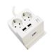 knet plus KP-PS04-USB-SPD 2AC Outlets 2USB Ports Power Strip