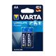 Varta Longlife Power 2AA batteries