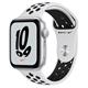 Apple Watch Series SE 2021 GPS 44mm Silver Aluminum Case with Pure Platinum/Black Nike Sport Band