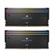 کورسیر  Dominator Titanium RGB 32GB 16GBx2 7000MHz CL34 DDR5 Black DIMM XMP Kit Memory
