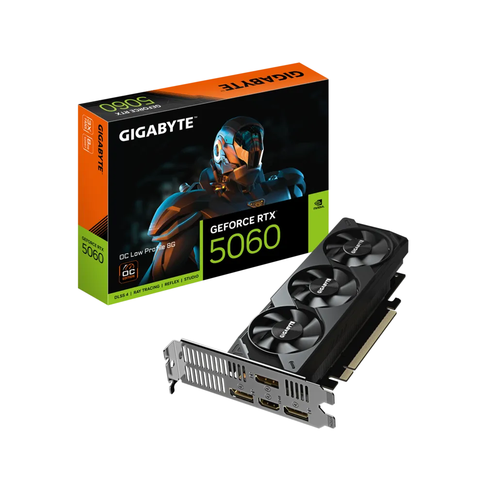 GigaByte GeForce RTX™ 5060 OC Low Profile 8G Graphic Card