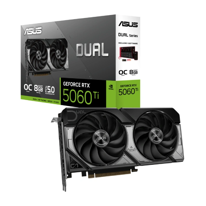 ایسوس  Dual GeForce RTX 5060 Ti 8GB GDDR7 OC Edition Graphic Card