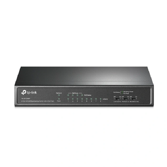 Tp-link Port 10/100Mbps and 4-Port PoE-8 Desktop Switch +