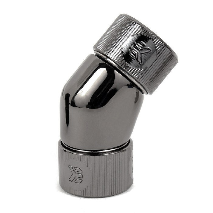 Ekwb EK-AF Angled 45° 2F G1/4 Black Nickel