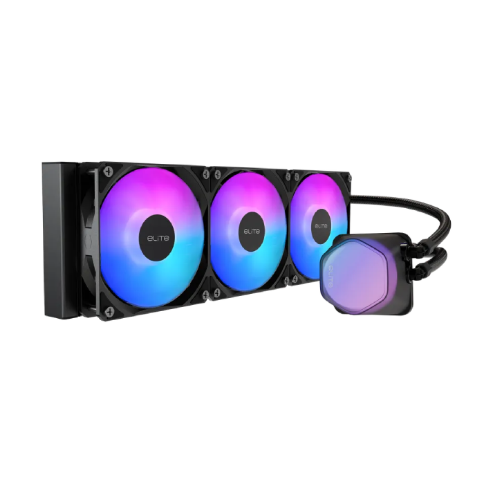 Cooler Master Elite Liquid 360mm ARGB Black CPU Liquid Cooler