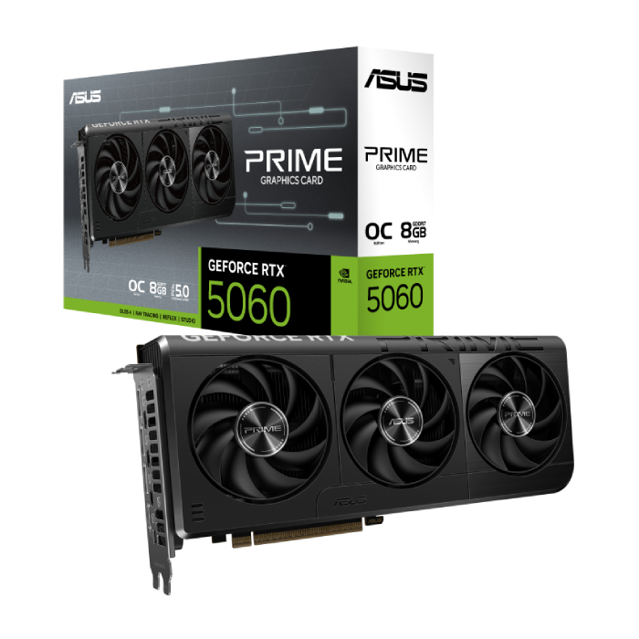 ایسوس  PRIME GeForce RTX 5060 8GB GDDR7 OC Edition Graphic Card