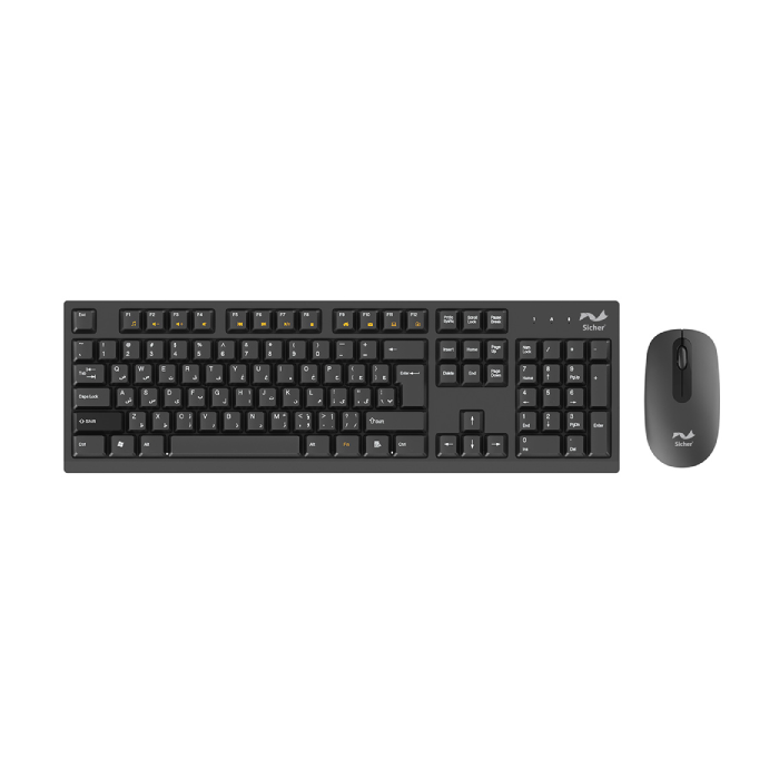 Sicher KM225 Wireless Keyboard and Mouse