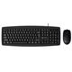 Logikey KM113B Wired Keyboard and Mouse