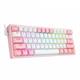 Redragon K616 FIZZ Pro WHITE/PINK RGB Mechanical Gaming Keyboard