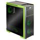 Green Z3 CRYSTAL GREEN TEMPERED GLASS Mid Tower Case