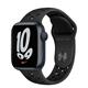 Apple Series 7 Nike GPS 45mm Midnight (Black) Aluminum Case with Anthracite/Black Sport Band Watch 