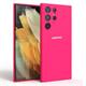 Silicone Cover Case for Samsung Galaxy S22 Ultra with Camera Cover
