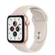 Apple Series SE 7 2021 GPS 40mm Gold Aluminum Case With Starlight Sand Sport Band Watch 