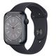 Apple Series 8 45mm Midnight (Black) Aluminum Case with Sport Band Watch 