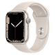 Apple Series 7 GPS 45mm Starlight Aluminum Case with Sport Band Watch 