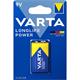 Varta Longlife Power 9V book battery