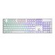 کولر مستر  GAMING KEYBOARD WHITE SK-653