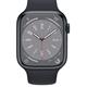 Apple Series 8 41mm Midnight (Black) Aluminum Case with Sport Band Watch 