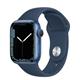 Apple Series 7 GPS 41mm Blue Aluminum Case with Sport Band Watch 