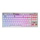 Redragon Horus TKL K621 white RGB Keyboard 