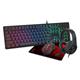 Redragon Essentials S107P-BA Headset/Keyboard/Mouse/Mouse Pad Gaming Bandle