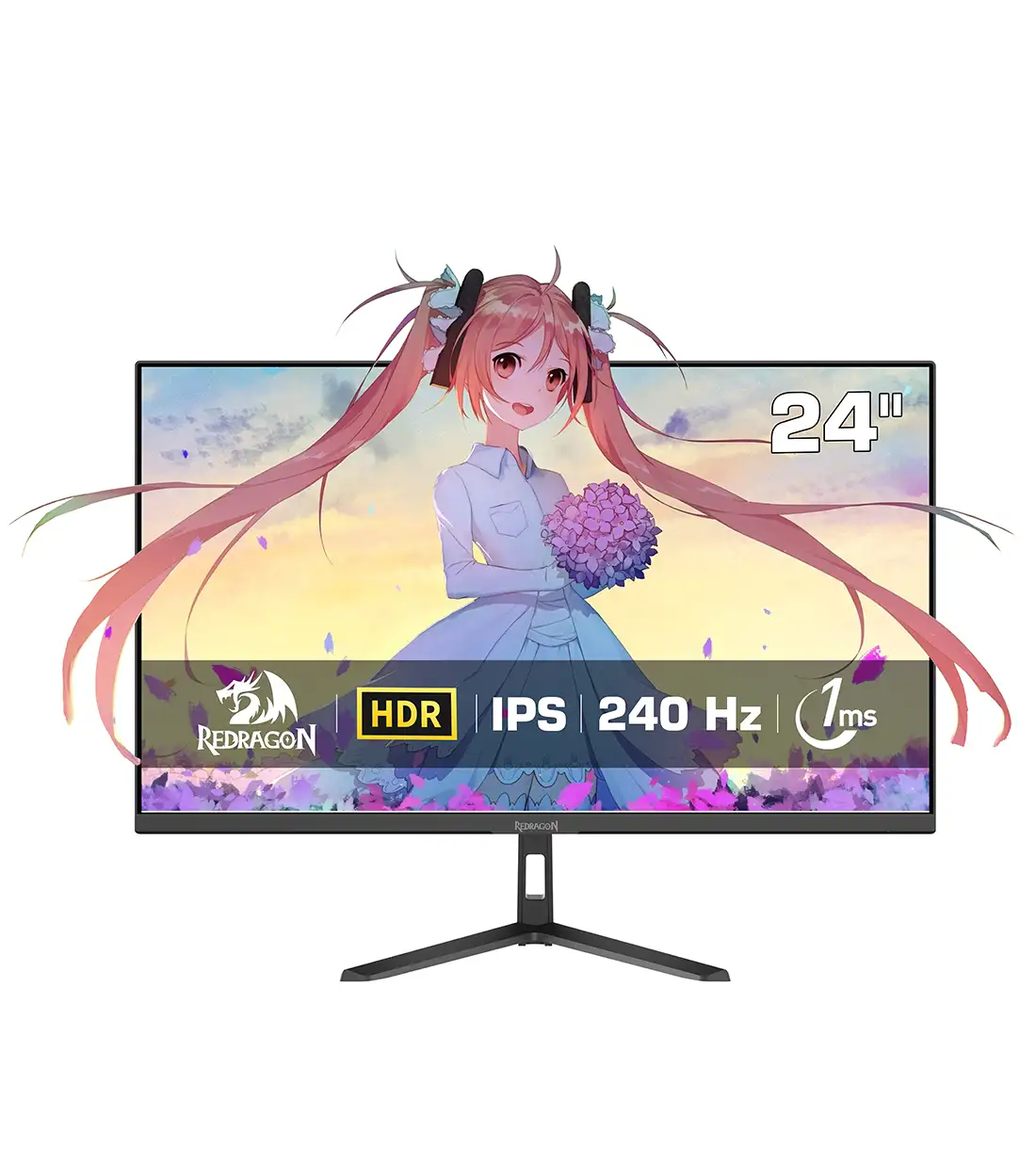 Redragon GMW2481SE 24 Inch Full HD IPS 1ms 240Hz Flat Gaming Monitor