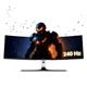 HKC MG49P2U 49Inch 0.03ms 240 HZ DQHD Curved Gaming Monitor