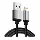 Ugreen US199 Usb 2.0 A To Lightning Cable Nickel Plating Aluminum Braid 1.5M Cable 