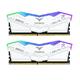 Team Group DELTA RGB White 32GB 16GBx2 6000MHz CL38 DDR5 Desktop Ram