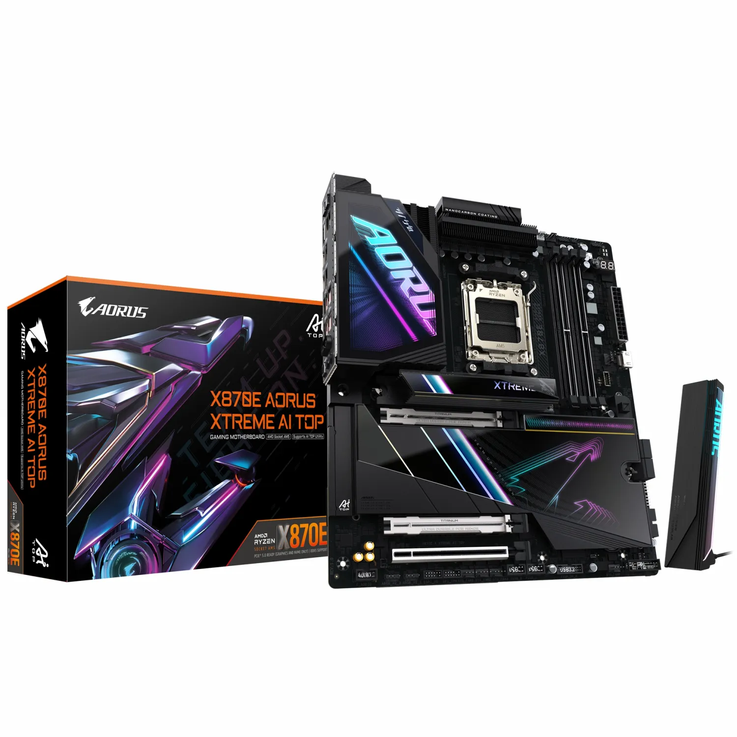 GigaByte X870E AORUS XTREME AI TOP Wi-Fi DDR5 AM5 E-ATX Motherboard