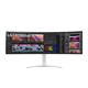 LG 49WQ95C-W 49Inch DQHD 5ms 144Hz Nano IPS VESA DisplayHDR™ 400 with DCI-P3 Curved Gaming Monitor