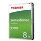 Toshiba S300 Surveillance 8TB 256MB Cache Internal Hard Drive