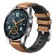 Huawei GT FTN-B19 Brown Leather Strap SmartWatch