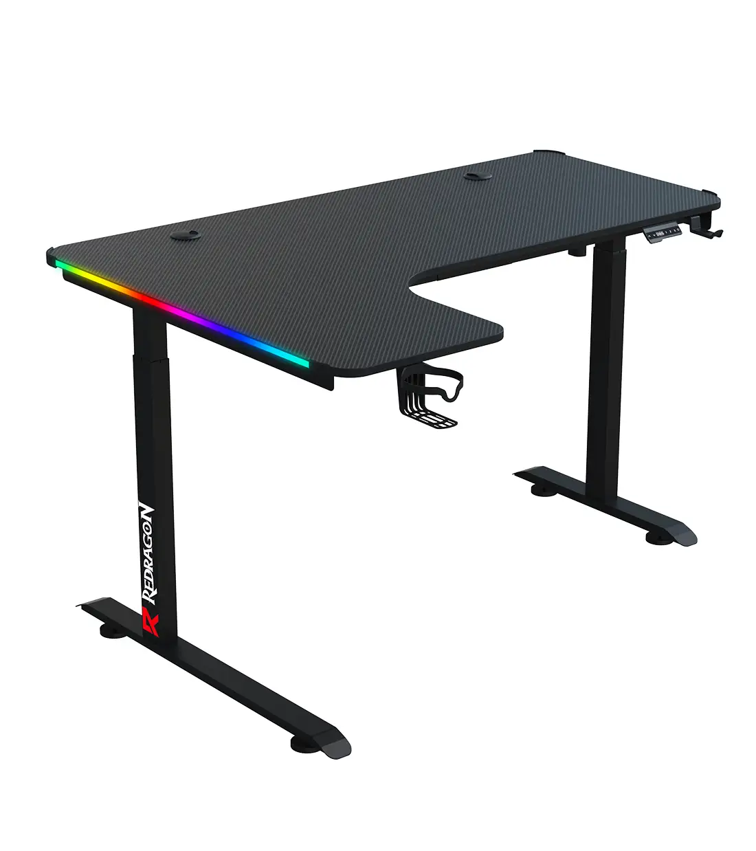 Redragon GD-3400-L 160cm RGB Black Gaming Desk