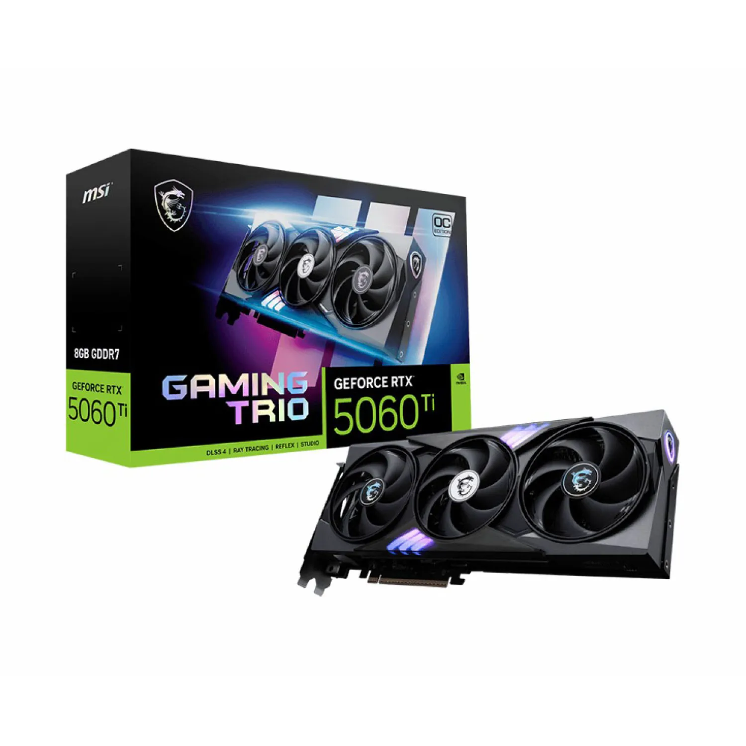 MSI GeForce RTX 5060 Ti 8G GAMING TRIO OC Graphics Card