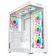 Twisted Minds Quantum White Mid-Tower Gaming Computer Case