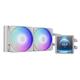 Gamdias AURA GL240 LCD ARGB WHITE Liquid Cooler