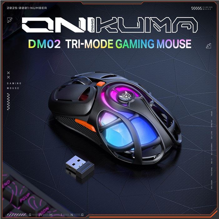 ماوس بی سیم گیمینگ اونیکوما مدل DM02 - 10