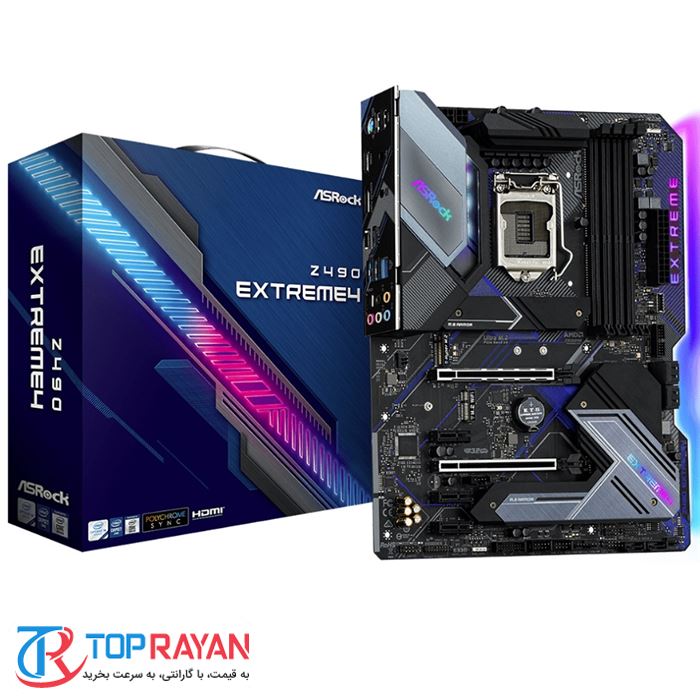 مادربرد ازراک مدل Z490 Extreme 4 سوکت 1200 - 2