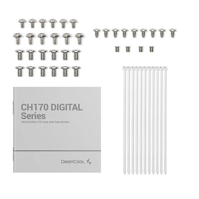 کیس دیپ کول سفید Case DeepCool CH170 Digital WH  - 8