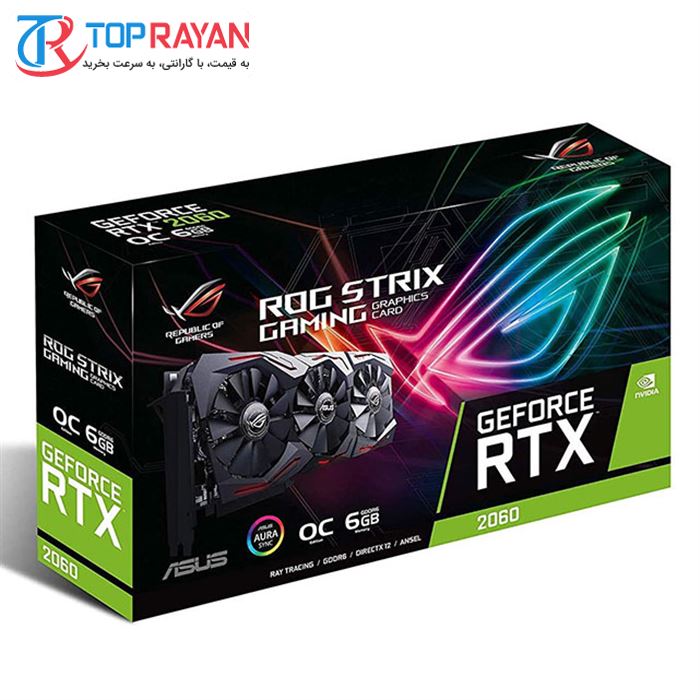 کارت گرافیک ایسوس مدل ROG STRIX RTX2060 A6G EVO GAMING - 2