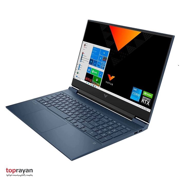 لپ تاپ گیمینگ 16.1 اینچ اچ پی مدل Victus 16-d0023dx پردازنده Core i5 11400H رم 8GB حافظه 512GB SSD گرافیک Full HD 4GB RTX 3050 - 2