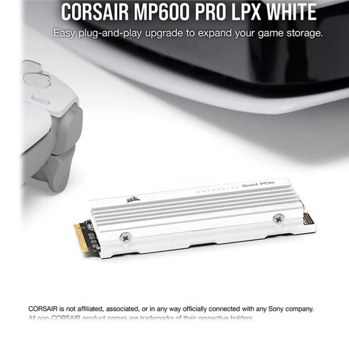 اس اس دی کورسیر MP600 PRO LPX M.2 2280 NVMe 2TB White — 4
